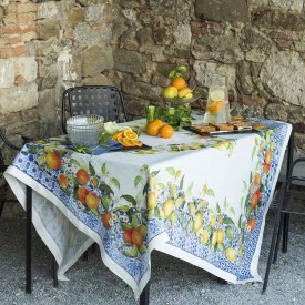 Tovaglia di lino Tessitura Toscana Telerie Sevillana
